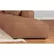 Jennifer Terracotta Square Upholstered Ottoman