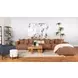Jennifer Terracotta Square Upholstered Ottoman