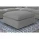 Raleigh Gray Performance Fabric Ottoman