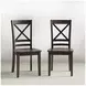 Simplicity Espresso Round Drop Leaf Dining Table