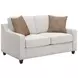 Christine Beige 63" Loveseat