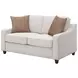 Christine Beige 63" Loveseat