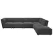 Sunny Dark Charcoal 6 Piece Sectional