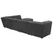Sunny Dark Charcoal 6 Piece Sectional