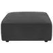 Sunny Dark Charcoal Ottoman