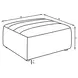 Sunny Dark Charcoal Ottoman
