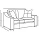 Ashlyn Sand 65" Loveseat