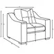 Ashlyn Sand Upholstered Lounge Chair