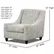 Turley Pearl Beige Upholstered Accent Chair