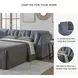 Marleton Denim 2 Piece Sleeper Sectional with LAF Chaise