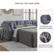 Marleton Denim 2 Piece Sleeper Sectional with Chaise