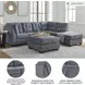 Marleton Denim 2 Piece Sleeper Sectional with Chaise
