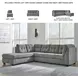Marleton Gray 2 Piece LAF Chaise Sectional