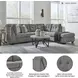 Marleton Gray 2 Piece Sleeper RAF Chaise Sectional