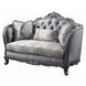 Ariadne Platinum 65" Loveseat with Pillows