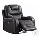 Braylon Magnetite Synthetic Leather Power Recliner