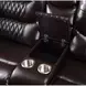 Braylon Brown Reclining 90" Sofa with Nailhead Trim