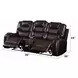 Braylon Brown Reclining 90" Sofa with Nailhead Trim