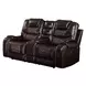 Braylon Brown Reclining Living Room Set with Nailhead Trim