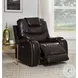 Braylon Brown Synthetic Leather Power Recliner