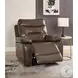 Aashi Brown Leather Power Recliner