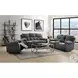 Kalen Gray Chenille Glider Recliner