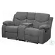 Kalen Gray Chenille Reclining Living Room Set