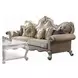 Picardy Beige 93" Sofa with Nailhead Trim