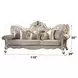 Picardy Beige Oversized 110" Sofa with Nailhead Trim