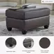 Roxmere Umber Ottoman