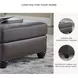 Roxmere Umber Ottoman