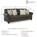 Roxmere Umber 98" Sofa