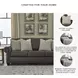 Roxmere Umber Queen Sleeper 98" Sofa