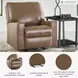 Bolsena Caramel Rocker Recliner
