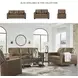 Bolsena Caramel 85" Sofa