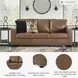 Bolsena Caramel Queen 85" Sofa Sleeper