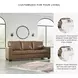 Bolsena Caramel Queen 85" Sofa Sleeper