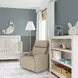 Sierra Latte Upholstered Rocker Power Recliner