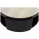 Rivera Espresso and Gold Round Coffee Table