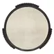 Rivera Espresso and Gold Tinted Round End Table