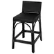 Serienna Black Counter Height Stool