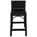Serienna Black Counter Height Stool