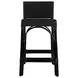 Serienna Black Counter Height Stool