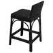 Serienna Black Counter Height Stool