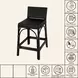 Serienna Black Counter Height Stool