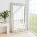 Astrid White Rectangular Floor Mirror