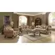 Ragenardus Pink 95" Sofa with Pillows and Nailhead Trim