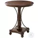 Arrondissement Light Distressing 36" Round Bar Table
