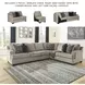 Bovarian Stone Large LAF Sectional