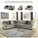 Bovarian Stone Large RAF Sectional